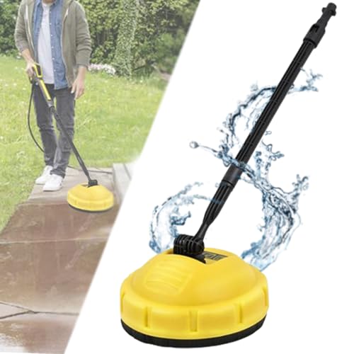 Alta Presión Limpiadora Rotativa Superficies,accesorios Para Suelo Hidrolimpiadora,Limpiador Superficies Planas Rotativas,Cepillo Para Lavadora A Presión Para Patio,limpiador De Azulejos Rotativo-1pcs