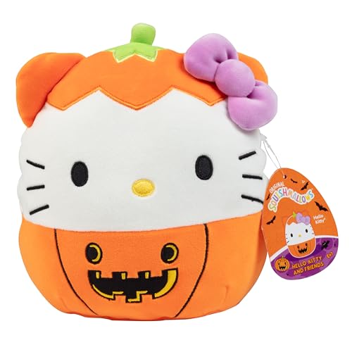 Squishmallows Original 8' Hello Kitty - Official Jazwares Plush - Collectible Soft & Squishy Sanrio Stuffed Animal Toy - Gift for Kids, Girls & Boys