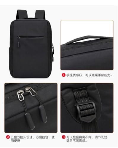 ビジネスバック ブラック シンプルデザイン 多機能 A4 - 製品詳細