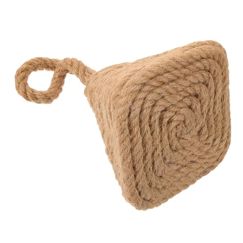 Butée de porte lestée en coton et lin OSALADI cale-porte design