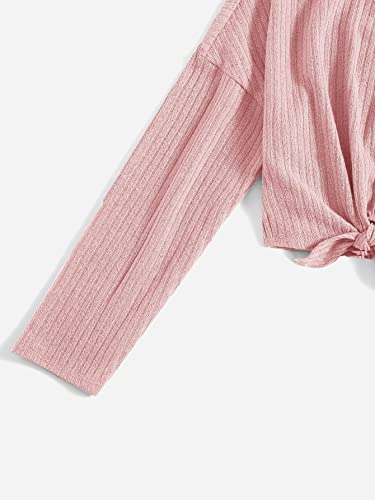 SOLY HUX Girl's Casual Cardigan Open Front Long Sleeve Top Cute Jacket Outwear for Girls Cardigan T Shirts3