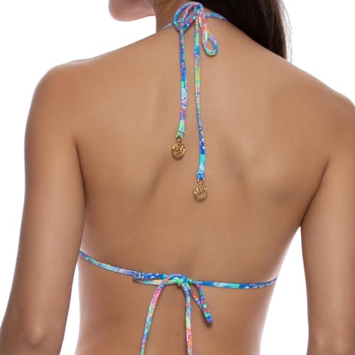 Luli Fama Women's Deco Gardens - Rings Cut Out Triangle Top2