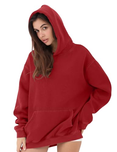 FAIABLE Mens Women Oversized Acid Wash Hoodie Unisex Heavyweight Vintage Fleece Sweatshirt & Hoodies for Men Couple 20254