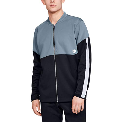 Under Armour Herren Oberteil Athlete Recovery Knit Warm Up Top, Grau, MD,...