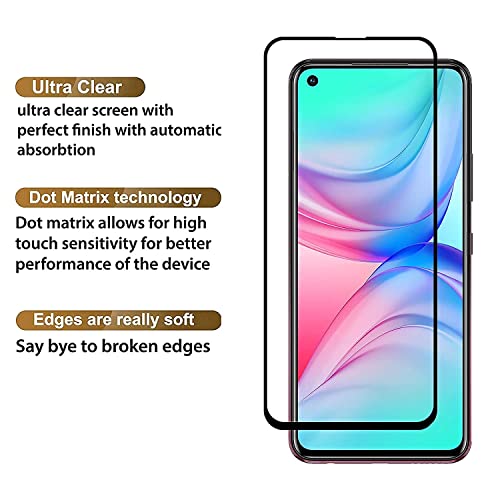 Image of 100FIT Tempered Glass Screen Protector Compatible For Infinix Hot 11S, Hot 20S With Edge To Edge Coverage And Easy Installation Kit