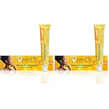 CAROTIS Skin Brightening Cream - 1 fl oz / 30 ml - Brightening Cream For Face, Body, Hands, Elbows, Knuckles Pack of 2