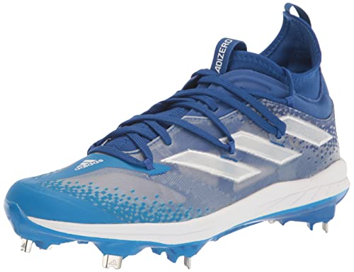 adidas Men's Adizero Afterburner 9 NWV Baseball Shoe, Team Royal Blue/White/Blue Rush, 13.5