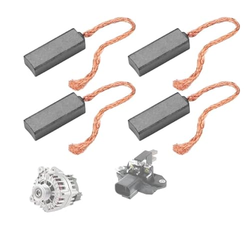 4 Pcs Alternator Regulator Brush Set, Alternator Brushes, OEM 16770206,