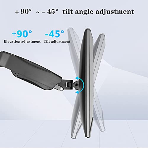 Soporte para monitor de 17 a 27 pulgadas con brazo ajustable de gas para pared 2