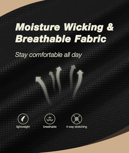 ZITY Mens Waffle Polo Shirts Casual Short Sleeve Texture Polo for Men Moisture Wicking Collared T-Shirt with Pocket2