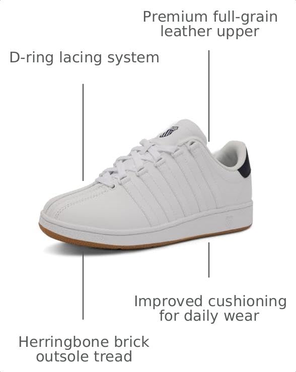 Image of K-Swiss Men's Classic VN Leather Sneaker