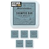 Störtebekker® Premium Shampoo Bar Sea Breeze (6x) - Festes Shampoo Herren & Damen - 3in...