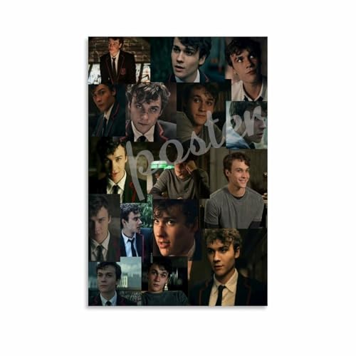 SHGKCI Sexy Actor Poster Benjamin Wadsworth Collage Portrait Art Poster (2) Canvas Painting Posters And Prints Wall Art for Living Room Bedroom Decor 08x12inch(20x30cm), Unframe-style