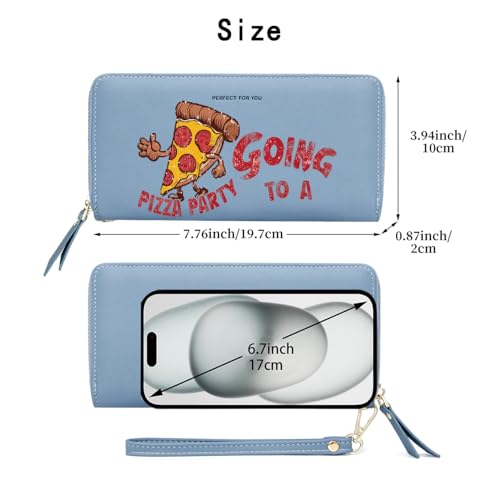 OIDERY Personalized Delicious Pizza Women's Wallet,Holiday Gift,Graduation Gift for Friend,Birthday Gift for Son Daughter from Parents Grandparent2