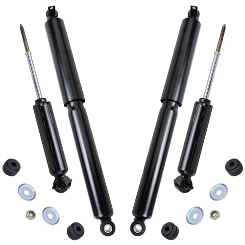 Image of Detroit Axle - RWD Shock Absorbers for Chevy S10 Blazer GMC Jimmy Sonoma Isuzu Hombre, 4 Front and Rear Shock Absorbers Assembly Replacement