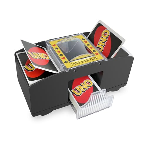 Mélangeur de Cartes Automatique, Trieur de Cartes de Poker Automatique Piles, Mélangeur de Cartes à Bouton pour 1 à 2 Jeux, Distributeur de Cartes pour...