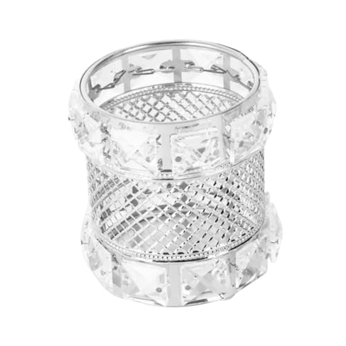 HAPINARY Portapennelli Metallo Per Trucco Organizzatore Cosmetici Da Scrivania Contenitore Versatile Per Pennelli e Accessori Design Elegante e Compatto Per Uso Professionale e Domestico