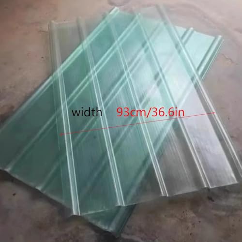 Paneles de FRP corrugado con protección UV que evitan el calor en techos translúcidos 6