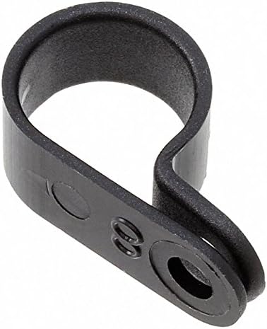 CBL CLAMP P-TYPE BLACK FASTENER (Pack of 1000) (211-60007)