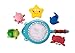 Produktbild JIAHG Kinder Bad Angeln Spielzeug Badespielzeug Angelspiel badespritztiere, Wasser Play Set, Strand Spielzeug Spiel 5 PCS für Kinder ab 12 Monate alt