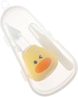 1 Conjunto De Sucção De Nariz De Bebê Limpador De Nariz De Bebê Suprimentos De Bebê Ferramenta De Limpeza De Nariz De Bebê Aspirador De Nariz Manual Para Bebê Aspirador De Nariz Hoement