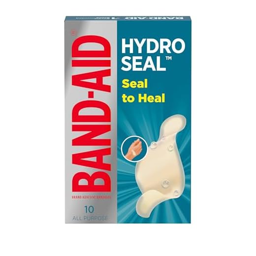 Band-Aid Brand Hydro Seal Adhesive Bandages for Wound Care and Blisters, All Purpose Waterproof Bandages for Cuts and Scrapes, 10 Count