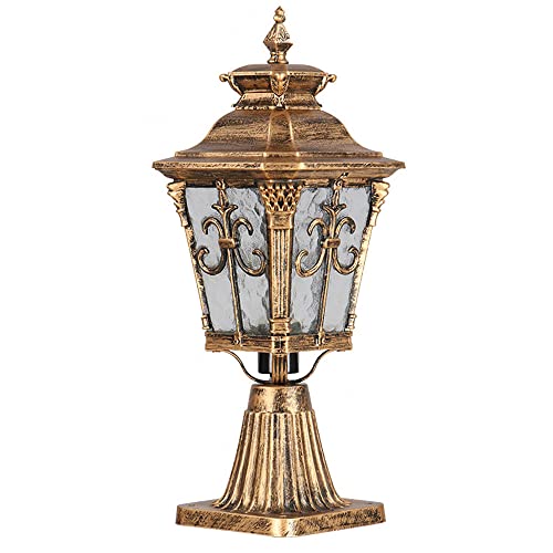 Luminaire de pilier vintage pour sublimer l'ambiance des soirées sur la terrasse du jardin