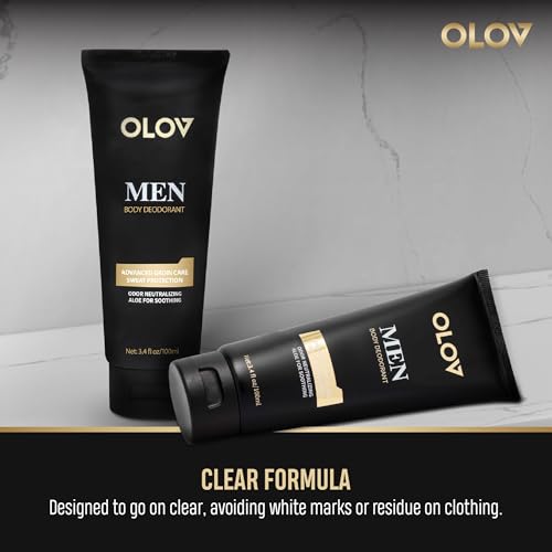 Desodorante para hombres OLOV sin aluminio 3.4 fl oz miniatura 7