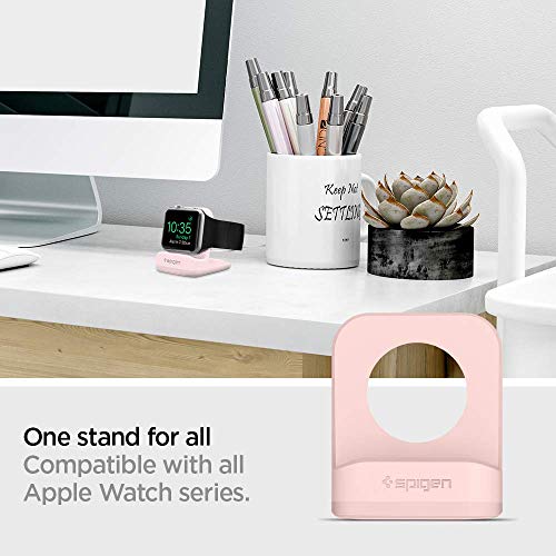 Image of Spigen Night Stand Dock Designed for All Apple Watch Series - Pink Sand
