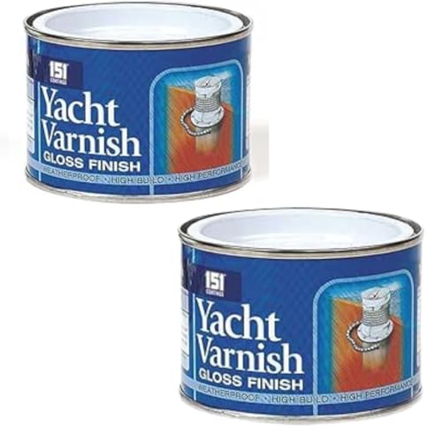 SOTL® X2 Glossy Yacht Varnish Paint, Quick-Dry Wood Coating, Ideal for Interior & Exterior Surfaces, Durable Finish, UV-Resistant, 180ml