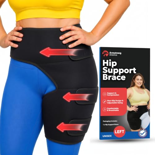 ARMSTRONG AMERICA Plus Size Hip Brace Thigh Compression Sleeve