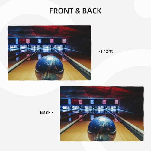 Set de table de bowling en lin tissé résistant à la chaleur et lavable - 4