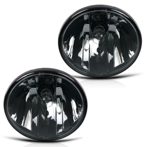 PIT66 Fog Light, Fit 2007-2014 Chevy Tahoe w/H3 Bulbs - Smoky