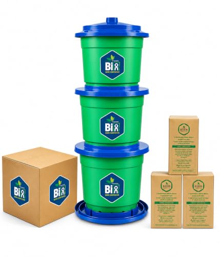 Image of Trendsetters Biobin 3-Tier Compost Bin with Bio Inoculum, 66L