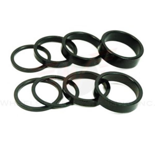 Wheels Manufacturing ヘッドセットスペーサー 1-1/8 20mm ブラック 1pcs BHS2-20