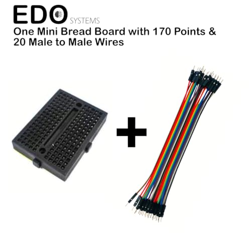 Image of UNO R3 SMD Development Board | with USB Cable | CH340G - Prototyping Board for DIY Electronics (UNO r3 SMD Development Board with USB Cable + Mini BreadBoard + 20 M to M Jumper Wires)