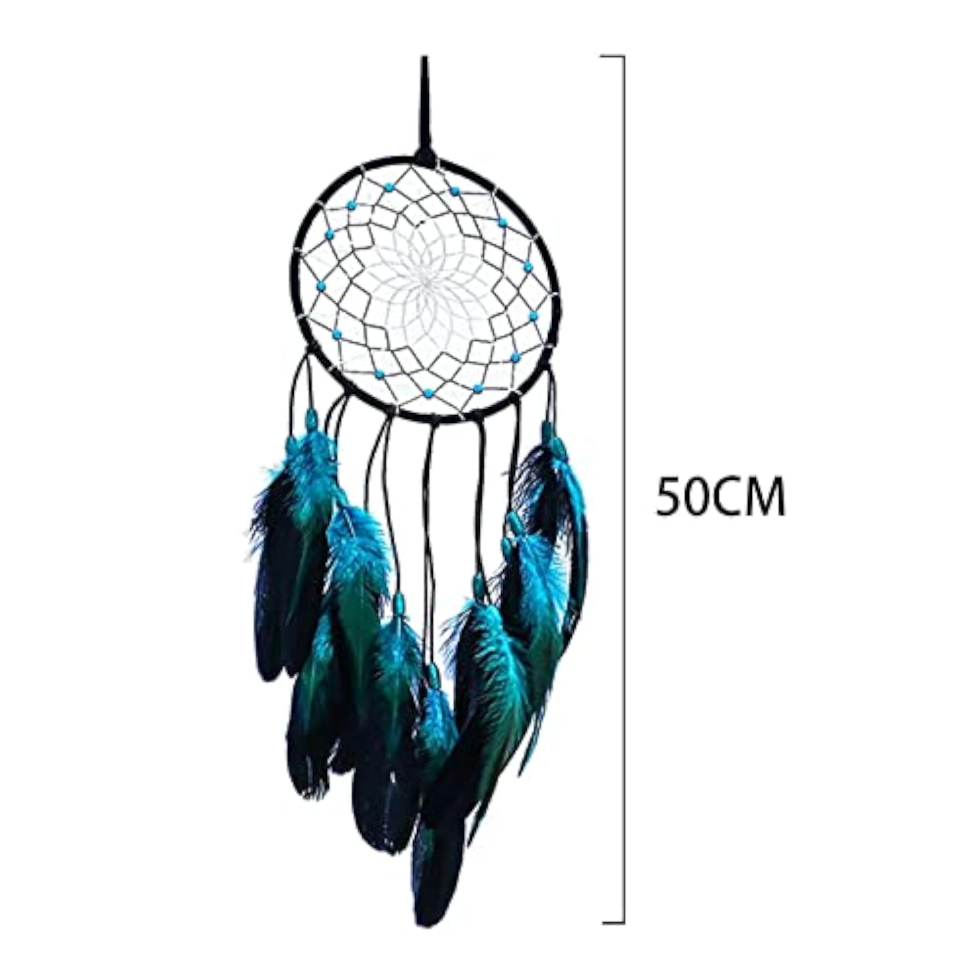 2x Bohemian Dream Catcher Feather Wall Hanging Decor