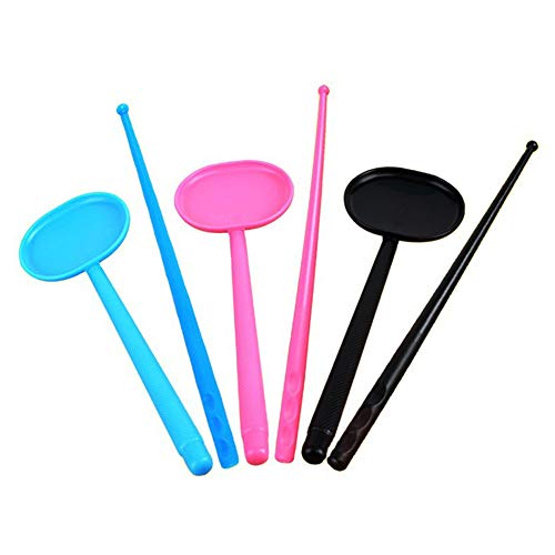 Image of mollensiuer 3 Set Plastic Handheld Eye Occluder Professional Eye Exam Occluder for Vision Test Ophthalmic Examination