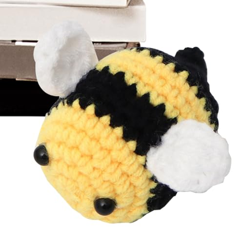 Generico Juguete de Peluche de | Juguete de Dibujos Animados de Ganchillo | Juguetes de Ganchillo Hechos a Mano | Mini flopsie Beeswax bbee | Bolsillo de Bolsillo | Bola de Peluche de Corcho