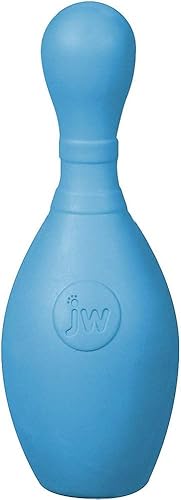 JW Pet Bouncin' Bowlin Pin Perro Juguete Surtido Colores Brillantes 3 Tamaños