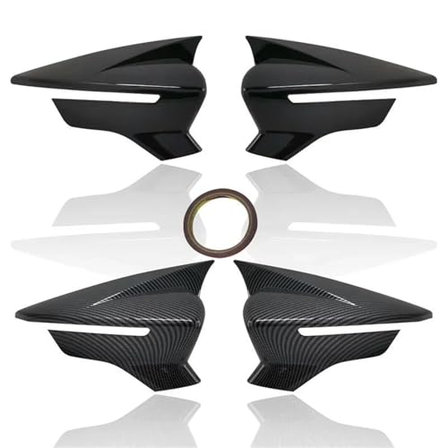 Couvercles rétroviseurs pour Seat Leon MK3 de style carbone