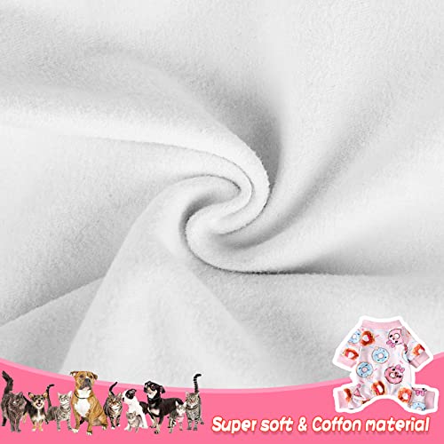 Dog Pajamas For Small Dogs Girl Boy Puppy Pjs Fall Winter Pet Onesies For Chihuahua Yorkie Teacup Cute Yellow Duck Soft Stretch Able Cat Clothes Outfit Apparel Doggy Jumpsuit (X-Small, Pink Donut) #TOP4