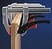 BESSEY KliKlamp Series Ratchet Action Lever Clamp - 4-Inch -KLI3.008 - Fast Action, Heavy Duty Clamps for Woodworking, Carpentry, & Cabinetry - Professional Grade for DIY and Home Improvement
