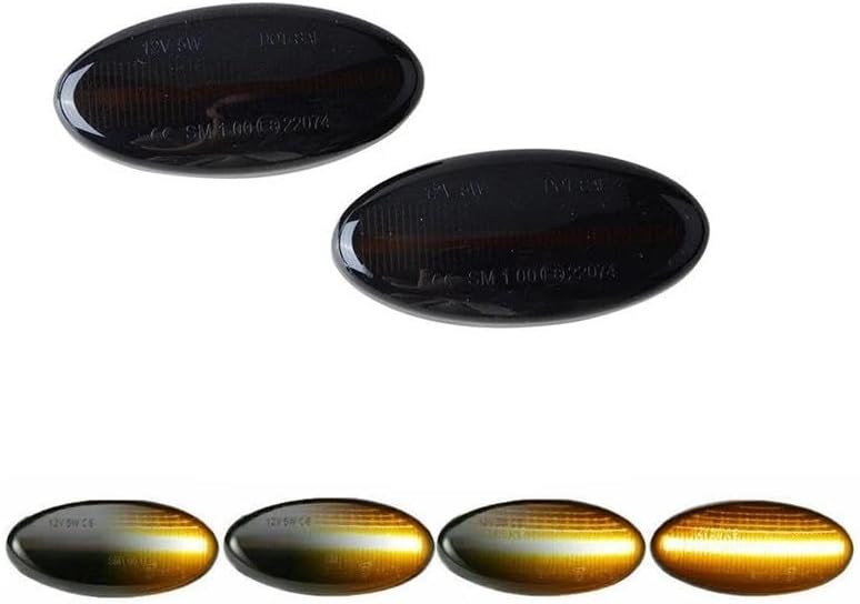 サイドマーカー に適合する マツダ 3 6 5 2 MPV BT-50用 12V LEDサイドマーカーライト ターンシグナルライト