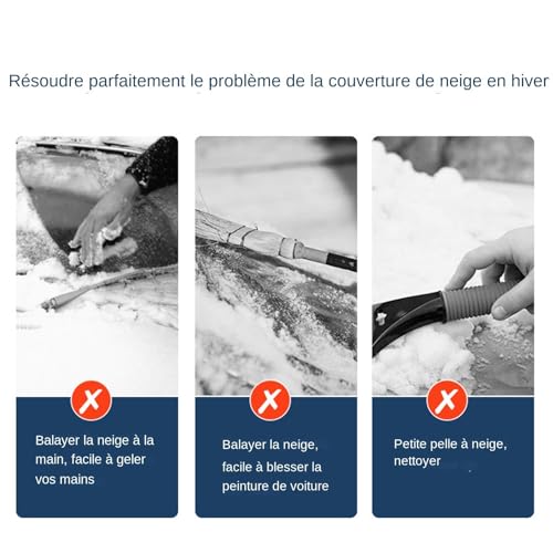 Grattoir à glace de rangement pratique pour les matins d'hiver difficiles - 7