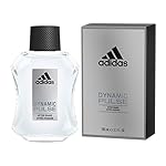 Adidas Dynamic Pulse Aftershave 3.3 fl oz (Pack of 1), Notes of Mint, Apple, and Wood, Men's Fragrance, Long Lasting, Sporty Fragrance, Travel Size - Image 2