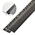 Aluminum Alloy Floor Transition Strip:Cuttable Carpet Edge Protector,Carpet to Tile Threshold Strip,Door/Carpet/Tile/Threshold Reducer,Carpet Edge Trim for Home,Office,Hotel,0.9m (Black)