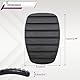 2 Stück Kupplungspedal Bremspedal Abdeckung Anti-Rutsch Gummi Bremspedalauflage Pedal Pad für Renault Trafic Clio Megane Kangoo Twingo Scenic