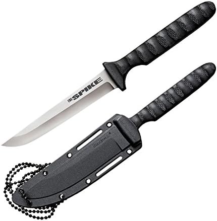 Cold Steel 53NCC Drop Pt. Spike, Black/Silver