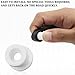 QQWD 2PCS Automatic Transmission Shifter Cable Bushing Kit for Ford DG9Z-7K340-A Gear Shift Linkage Cable End Connector Lever Fix Repair Bushing Kit Replacement for Ford Edge Endura 2013-2018(White)